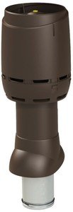 Фото Vilpe Flow 125P/ИЗ/500 350044 Вентиляционный выход (коричневый)