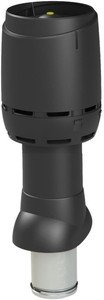 Фото Vilpe Flow 125P/ИЗ/500 350042 Вентиляционный выход (черный)