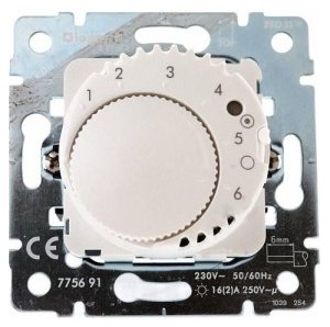Фото Legrand Galea Life 775691 Термостат для теплых полов +10…+60°С (16 А, 220 В, под рамку, скрытая установка, pearl)