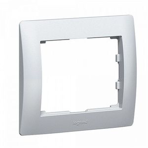 Фото Legrand DIY Galea Life 696851 Рамка 1-постовая (горизонтальная, алюминий)