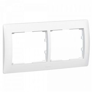 Фото Legrand DIY Galea Life 696812 Рамка 2-постовая (горизонтальная, белая)