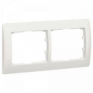 Фото Legrand DIY Galea Life 696992 Рамка 2-постовая (горизонтальная, жемчуг)