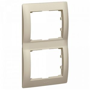 Фото Legrand DIY Galea Life 696875 Рамка 2-постовая (вертикальная, титан)