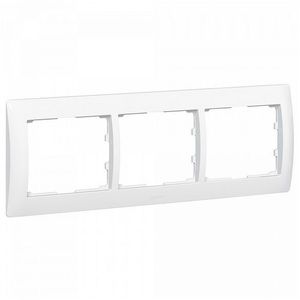 Фото Legrand DIY Galea Life 696813 Рамка 3-постовая (горизонтальная, белая)