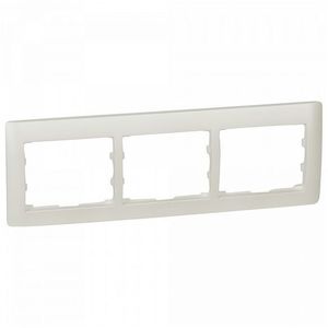 Фото Legrand DIY Galea Life 696993 Рамка 3-постовая (горизонтальная, жемчуг)