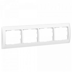 Фото Legrand DIY Galea Life 696814 Рамка 4-постовая (горизонтальная, белая)