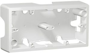 Фото Legrand Galea Life 771097 Установочная коробка двойная (горизонтальная, белая)