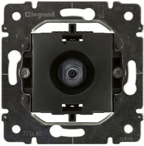 Фото Legrand Galea Life 775680 Розетка телевизионная (TV, звезда, механизм, 1.5 дБ, скрытая установка)