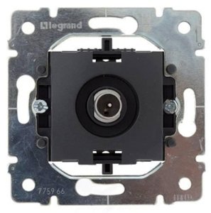 Фото Legrand Galea Life 775966 Розетка телевизионная (TV, механизм, 10 дБ, скрытая установка)