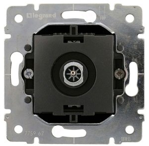 Фото Legrand Galea Life 775967 Розетка телевизионная проходная (TV, механизм, 14 дБ, скрытая установка)
