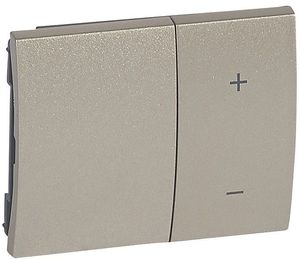 Фото Legrand Galea Life 771486 Крышка для кнопочного диммера (titanium)