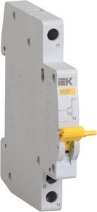 Фото IEK MVA01D-KS-1 Контакт состояния КС47 НОВАЯ СЕРИЯ на DIN-рейку ИЭК