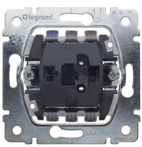Фото Legrand Galea Life 775605 Выключатель одноклавишный двухполюсный (16 А, механизм, скрытая установка)