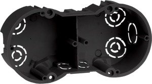 Фото IEK UKT20-141-070-045 Коробка КМ40007 установочная 2х местная для твердых стен 141x70x45 (с саморезами)
