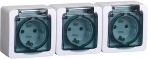 Фото IEK ERMP32-K03-16-54-EC РСб23-3-ГПБд роз 3м с з-к о-у IP54 (дымчатый) ГЕРМЕС PLUS