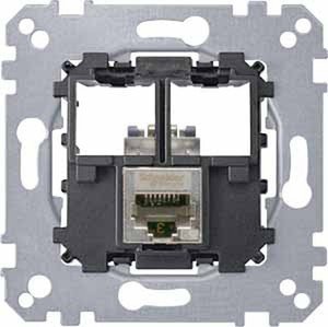 Фото Schneider Electric System M MTN4576-0021 Розетка компьютерная (RJ45, cat.6, STP, механизм, скрытая установка)