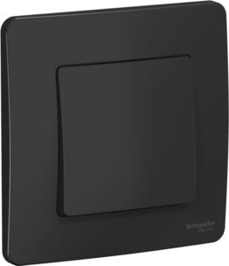 Фото Schneider Electric Blanca BLNVS010606 Переключатель одноклавишный (10 А, в сборе, с/у, антрацит)