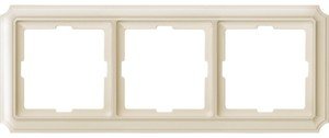 Фото Schneider Electric Merten Antique MTN483344 Рамка 3-постовая (универсальная, бежевый)