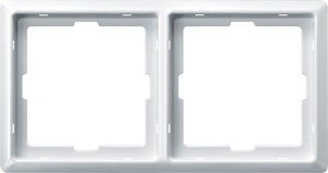 Фото Schneider Electric Merten Artec MTN481219 Рамка 2-постовая (универсальная, белоснежная)
