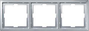 Фото Schneider Electric Merten Artec MTN481360 Рамка 3-постовая (универсальная, алюминий)