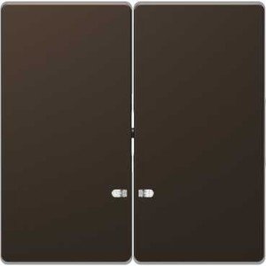 Фото Schneider Electric Merten D-Life MTN3420-6052 Клавиша двойная (линза индикации, мокко)