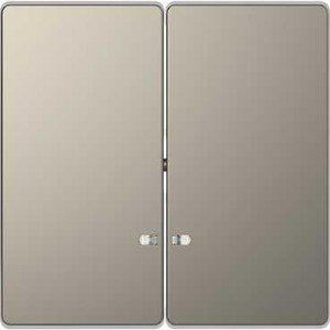 Фото Schneider Electric Merten D-Life MTN3420-6050 Клавиша двойная (линза индикации, никель)