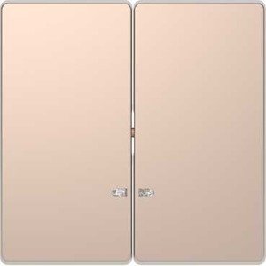 Фото Schneider Electric Merten D-Life MTN3420-6051 Клавиша двойная (линза индикации, шампань)