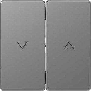 Фото Schneider Electric Merten D-Life MTN3855-6036 Клавиша для жалюзи двойная (нержавеющая сталь)