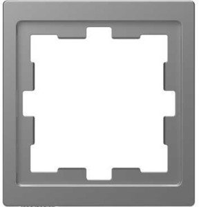 Фото Schneider Electric Merten D-Life MTN4010-6536 Рамка 1-постовая (универсальная, нержавеющая сталь)