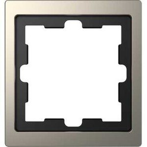 Фото Schneider Electric Merten D-Life MTN4010-6550 Рамка 1-постовая (универсальная, никель)