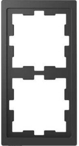 Фото Schneider Electric Merten D-Life MTN4020-6534 Рамка 2-постовая (универсальная, антрацит)