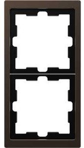 Фото Schneider Electric Merten D-Life MTN4020-6552 Рамка 2-постовая (универсальная, мокко)