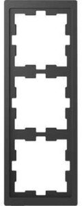 Фото Schneider Electric Merten D-Life MTN4030-6534 Рамка 3-постовая (универсальная, антрацит)