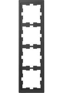 Фото Schneider Electric Merten D-Life MTN4040-6534 Рамка 4-постовая (универсальная, антрацит)