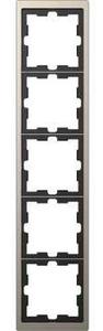 Фото Schneider Electric Merten D-Life MTN4050-6550 Рамка 5-постовая (универсальная, никель)