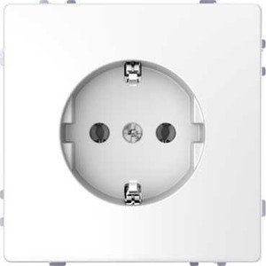 Фото Schneider Electric Merten D-Life MTN2301-6035 Розетка с заземляющим контактом (16 А, под рамку, скрытая установка, белый лотос)