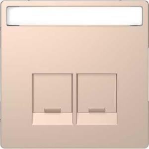 Фото Merten D-Life MTN4574-6051 Крышка розетки компьютерной (RJ45, шампань)