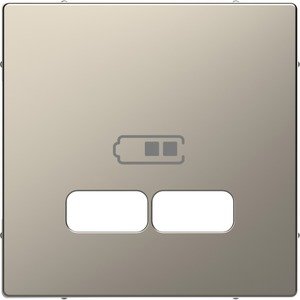 Фото Merten D-Life MTN4367-6050 Крышка розетки USB (USB, никель)