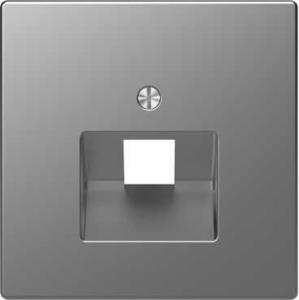 Фото Merten D-Life MTN4521-6036 Крышка розетки компьютерной (RJ45, нержавеющая сталь)