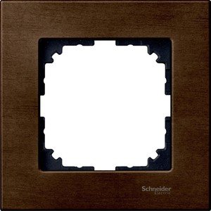 Фото Schneider Electric Merten M-Elegance MTN4051-3473 Рамка 1-постовая (универсальная, орех)