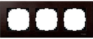 Фото Schneider Electric Merten M-Elegance MTN4053-3471 Рамка 3-постовая (универсальная, венге)