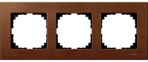 Фото Schneider Electric Merten M-Elegance MTN4053-3472 Рамка 3-постовая (универсальная, вишня)