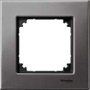 Фото Schneider Electric Merten M-Elegance MTN403114 Рамка 1-постовая (универсальная, серый родий)
