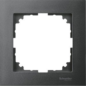 Фото Schneider Electric Merten M-Pure Decor MTN4010-3614 Рамка 1-постовая (универсальная, антрацит)