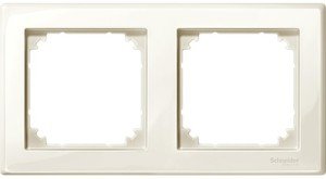 Фото Schneider Electric Merten M-Smart MTN478244 Рамка 2-постовая (универсальная, бежевый)