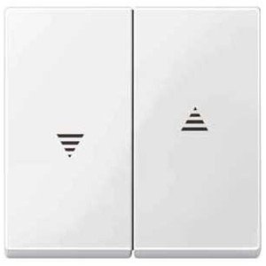 Фото Schneider Electric System M MTN432419 Клавиша двойная для рольставней (полярно-белая)