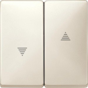 Фото Schneider Electric Merten Artec/Antique MTN411544 Клавиша для жалюзи двойная (бежевая)