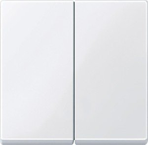 Фото Schneider Electric System M MTN432525 Клавиша двойная (белая)