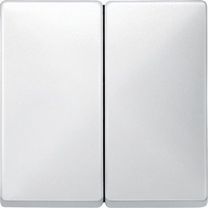 Фото Schneider Electric Merten Artec/Antique MTN412519 Клавиша выключателя двойная (полярно-белая)