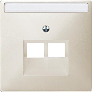 Фото Schneider Electric Merten Artec/Antique MTN292644 Крышка розетки компьютерной (2xRJ45, бежевая)